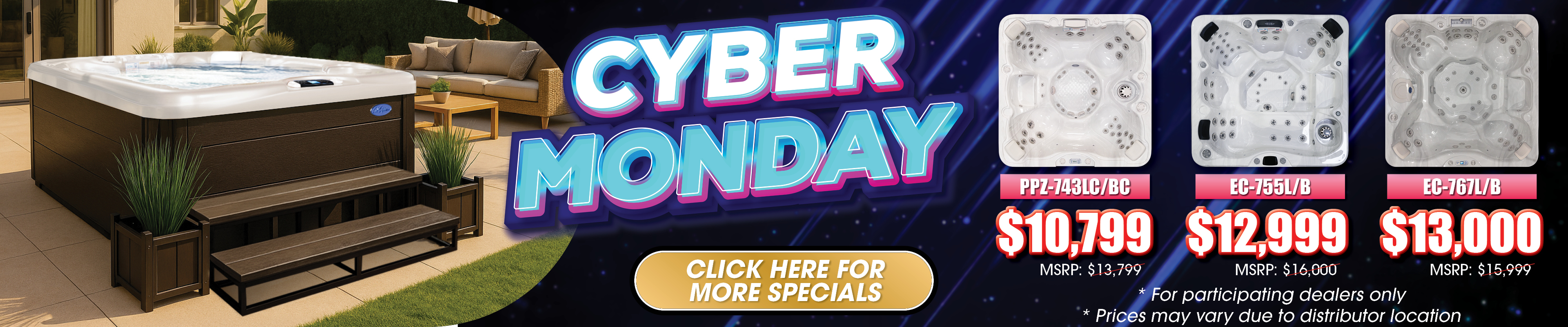 Calspas hot tub being used in a family setting - Honolulu